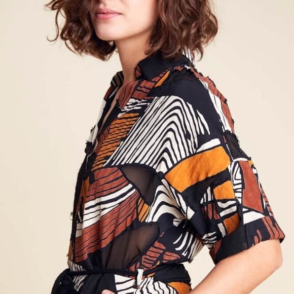 Byron Burnout Dress - Picture 3 of 4